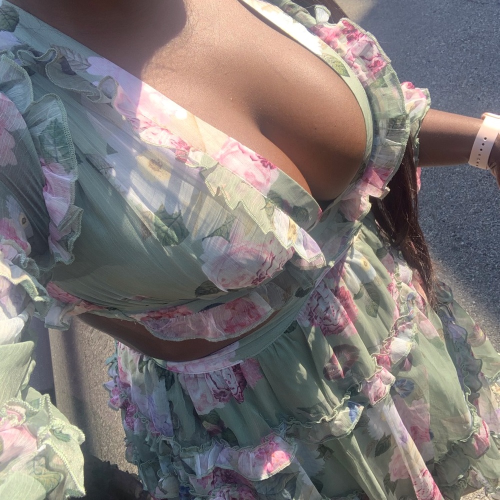 Floral summertime dress